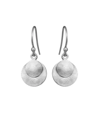 SUSANNE FRIIS BJØRNER | Ørering, sølv bøjle, 2 mønter