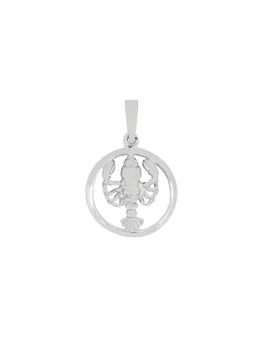 Siersbøl | Rhod. sølvvedhæng KREBSEN 12mm