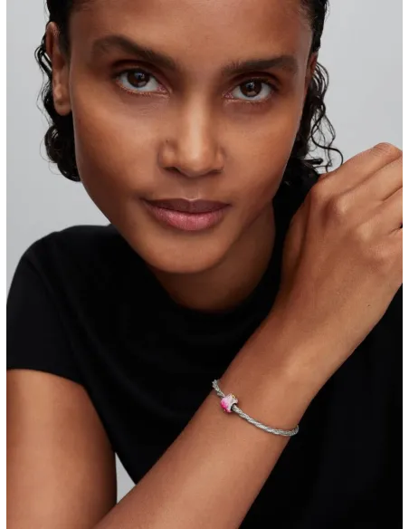 PANDORA | Lyserød tulipan vedhæng