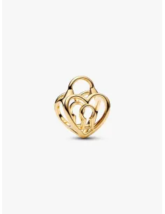 PANDORA Funklende Pavé Tredobbelt Række Charm | Glimtende Elegance