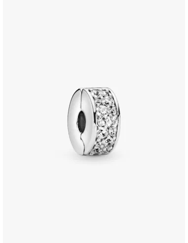 Pandora Julemagi Muranoglas Charm i rød med gylden folie og julemotiver