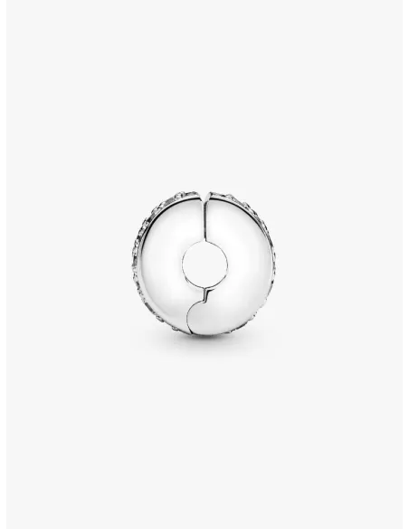 Pandora Julemagi Muranoglas Charm i rød med gylden folie og julemotiver