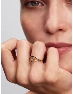 Pandora | Organisk Formet Lille Hjertering 2