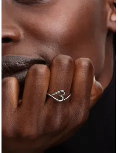 Pandora | Organisk Formet Lille Hjertering 2