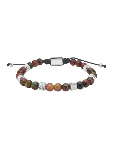 SON OF NOA | SON armbånd mix farve tigerøje og stål