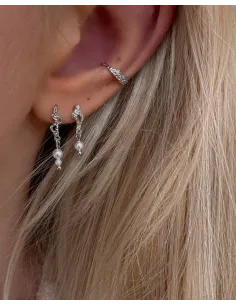 Amara Ear Cuff – bølgende design med banket overflade fra Reef kollektionen. 2