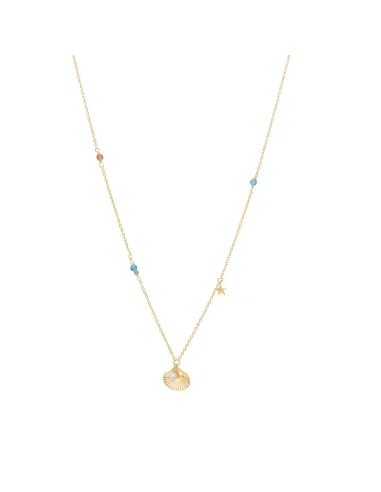 SEASIDE52 halskæde i forgyldt sølv | Nordahl Jewellery