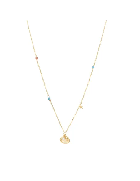 SEASIDE52 halskæde i forgyldt sølv | Nordahl Jewellery
