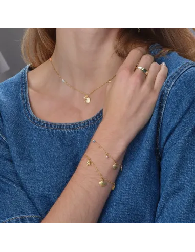 SEASIDE52 halskæde i forgyldt sølv | Nordahl Jewellery