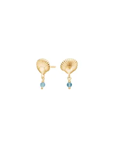 SEASIDE52 ørestikker i forgyldt sølv | Nordahl Jewellery
