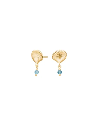 SEASIDE52 ørestikker i forgyldt sølv | Nordahl Jewellery
