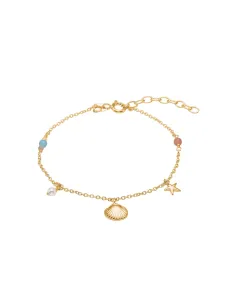 SEASIDE52 armbånd i forgyldt sølv | Nordahl Jewellery