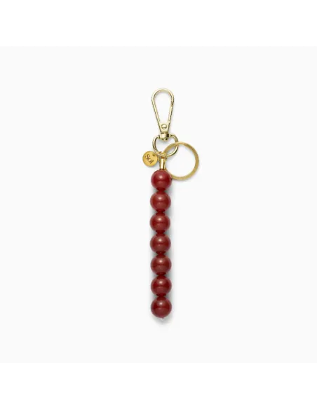 SOÏ | Cali Rød Jade Nøglering