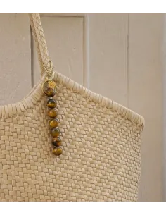 SOÏ | Cali Tiger Eye Nøglering 2