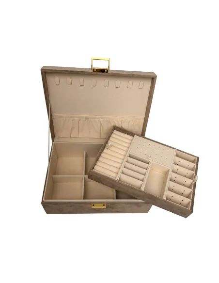 Siersbøl | Siersbøl beige jewellery box