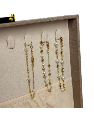 Siersbøl | Siersbøl beige jewellery box