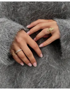 KHAAI STUDIO | Leaf Ring - Forgyldt 2