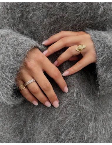 KHAAI STUDIO | Unda Ring - Forgyldt