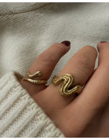 KHAAI STUDIO | Current Ring - Forgyldt