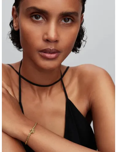 PANDORA Funklende Pavé Tredobbelt Række Charm | Glimtende Elegance