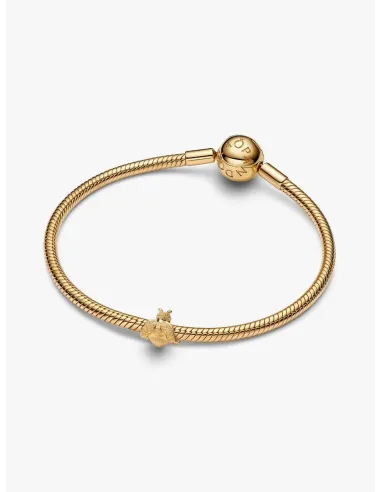 PANDORA Funklende Pavé Tredobbelt Række Charm | Glimtende Elegance