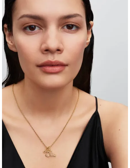 PANDORA Funklende Pavé Tredobbelt Række Charm | Glimtende Elegance