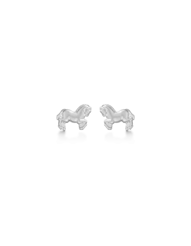 STØVRING DESIGN | Sølv ørestikker hest mat.