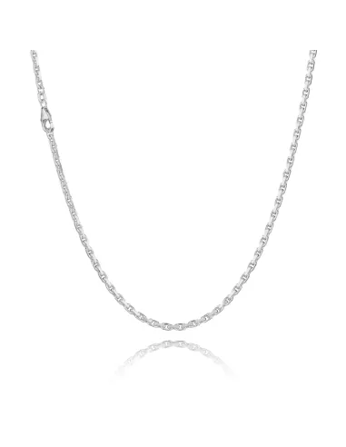 BNH ankerkæde rund 0,4 mm i 8 kt guld – halskæde 38–80 cm