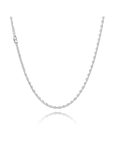 BNH ankerkæde rund 0,4 mm i 8 kt guld – halskæde 38–80 cm