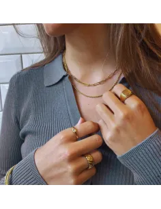 BAY BY AQUA DULCE | DOUBLE UP NECKLACE