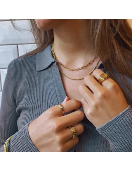 BAY BY AQUA DULCE | DOUBLE UP NECKLACE