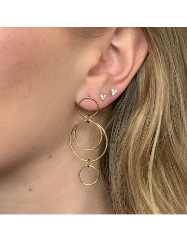 ALURA | Grace Ørestik 31a sølv forgyldt