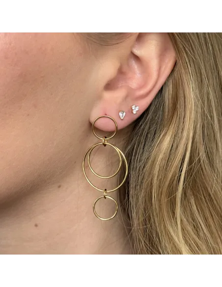 ALURA | Grace Ørestik 31a sølv forgyldt