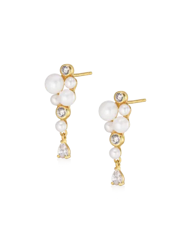 Alura | Eclipse 41 Earstud 30 Sølv Forgyldt