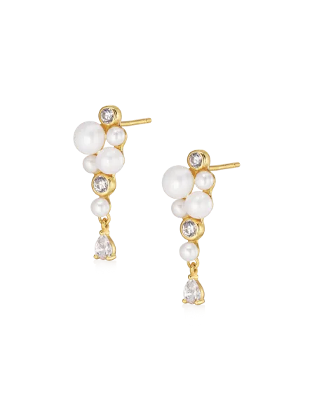 Alura | Eclipse 41 Earstud 30 Sølv Forgyldt