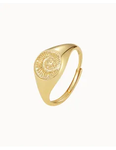 Lorien Ring – unik ring med ferskvandsperle og bølget design fra Tides.
