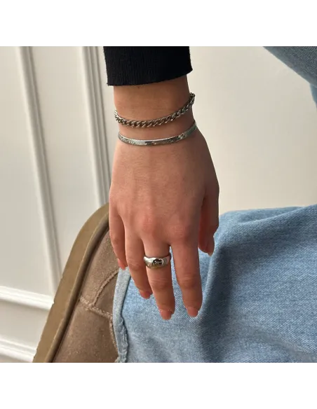 SISTIE 2ND | Panzer - Armbånd Stål