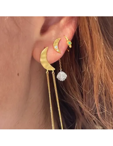 STINE A | Petit Bella Moon Earring - Single