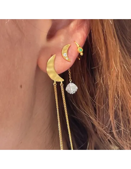 STINE A | Petit Bella Moon Earring - Single