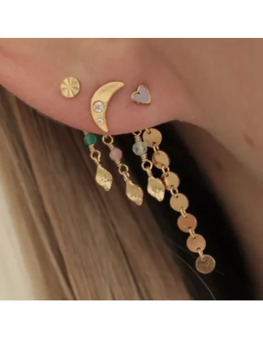 STINE A | Petit Bella Moon Earring - Single
