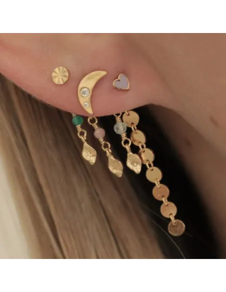 STINE A | Petit Bella Moon Earring - Single