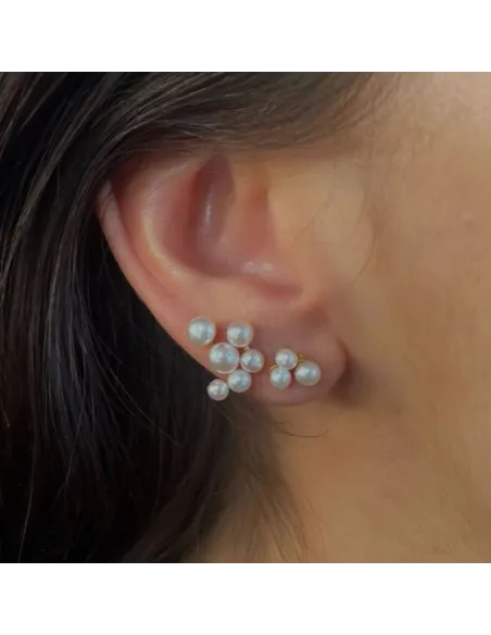 STINE A | Bloom Berries Earring Silver - Single