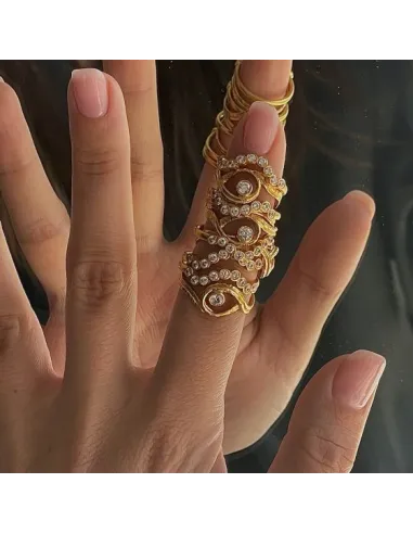 STINE A | Midnight Sparkle Ring