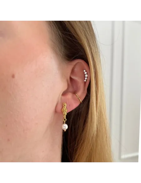 Sistie | Freja - Øreringe Forgyldt