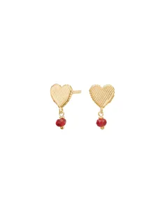 BRODERIE52 ørestikker i forgyldt sølv | Nordahl Jewellery