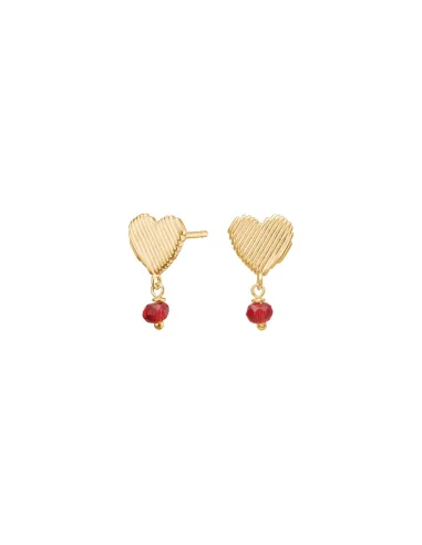 BRODERIE52 ørestikker i forgyldt sølv | Nordahl Jewellery
