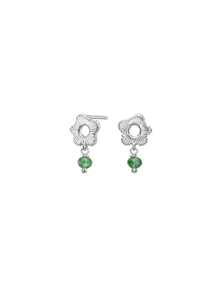 Nordahl Jewellery | Ørestikker grøn blomst BRODERIE52