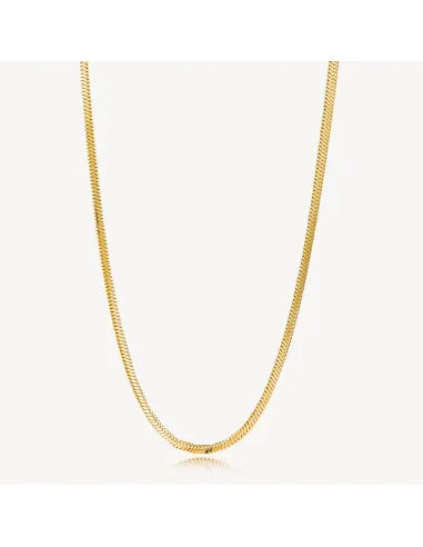 SISTIE 2ND | Snake - halskæde Forgyldt 3 mm