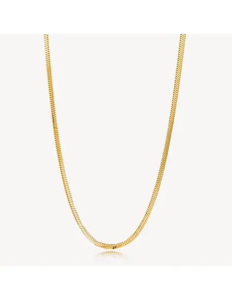 SISTIE 2ND | Snake - halskæde Forgyldt 3 mm