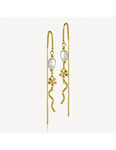 Sistie | Celeste - Øreringe Forgyldt